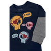 BOYS BE MINE-TOO COOL-BIG HUG TEE BY GP (12M-5YRS)