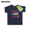 BOY'S MUMMY+DADDY T-SHIRT | D.D-(1M-9M)