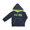 KIDS APPLIQUES HOOD- NAVY | PM