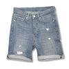 LADIES RIPPED DENIM SHORTS | GAS