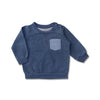 KIDS PRINTED POCKET SWEAT SHIRT| MATALAN-(6M-5Y)