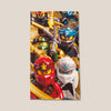 KIDS B-GRADE NINJA BATH TOWEL