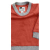 KIDS TWO TONE SWEATSHIRT | CP-ORANGE-(6M-4YEARS)