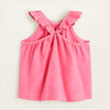 GIRL'S B-GRADE RUFFLED COTTON TOP | MNG-(5Y-14Y)