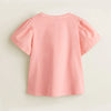 GIRL'S GATHERED SLEEVE T-SHIRTS | MNG-(4Y-14Y)