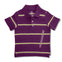 BOY’S PURPLE-YELLOW PIQUE POLO | ON-(6M-2Y)