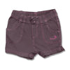 GIRL'S DARK PURPLE COTTON BEACH SHORTS | OVS-(9M-36M)