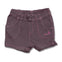 GIRL'S DARK PURPLE COTTON BEACH SHORTS | OVS-(9M-36M)