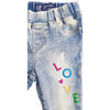 GIRL'S GLITTER LOVE JEANS | GP
