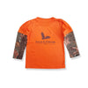 BOY'S CAMO THERMAL SLEEVE T-SHIRT |FIELD & STREAM-(6M-4Y)
