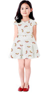 GIRL'S RAINBOW PRINTED FROCK | H.M-(1Y-10Y)