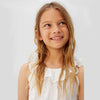 GIRL'S RUFFLED COTTON TOP | MANGO-(5Y-14Y)