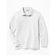 BOY’S FULL SLEEVE PIQUE POLO| GP - WHITE- (4Y-16Y)