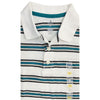 BOY'S WHITE STRIPE POLO | ON-(12M-5Y)