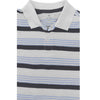 BOY’S WHITE-NAVY STRIPE POLO BY ON (6M-3YRS)