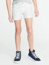 GIRL'S RAW-EDGED CUFF SHORTS | ON-(5Y-12Y)