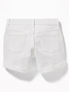 GIRL'S RAW-EDGED CUFF SHORTS | ON-(5Y-12Y)