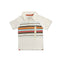 BOY’S MULTI-STRIPE WHITE POLO | ON (12M-3Y)