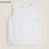 GIRL'S FRINGE COTTON T-SHIRT | MNG-(4Y-14Y)