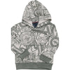 BOY'S B-GRADE ALL OVER PRINT HOOD | T.H-(4Y-18Y)