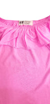 GIRL'S RUFFLED NECK DRESS| H.M-(1Y-10Y)