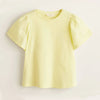 GIRL'S GATHERED SLEEVE T-SHIRTS | MNG-(4Y-14Y)