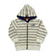 BOY'S STRIPE NEW SCHOOL HOOD | ZR-(3M-24M)