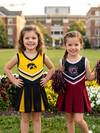 GIRL'S PACK 2 TEAM CHEER JUMPER DRESS - LITTLE.KIDS (6M-12Y)