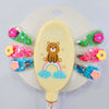 Little Princes Rainbow Hair Brush + 6 Sequin Hair Pins