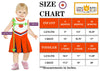 GIRL'S TEAM CHEER JUMPER DRESS - LITTLE.KIDS -(12M-3Y)