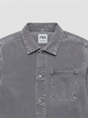 MEN'S BUTTON UP DENIM OVERSHIRT -ZR