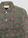 LADIES FLORAL DENIM JACKET - FREE ASSEMBLY