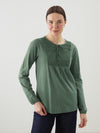LADIES EMB TIE COLLAR BLOUSE - LC-WAIKIKI