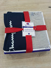 MEN'S SLEEPWEAR JERSEY T-SHIRT & FLEECE TROUSER SET -CHMP