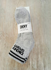 UNISEX 3-PACK ANKLE SOCKS -DK.NY