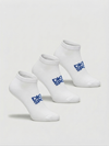 UNISEX 3-PACK LOW CUT SOCKS -DK.NY