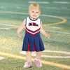 GIRL'S TEAM CHEER JUMPER DRESS - LITTLE.KIDS -(2-12)YEARS