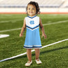 GIRL'S TEAM CHEER JUMPER DRESS - LITTLE.KIDS -(4-6)YEARS