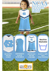 GIRL'S TEAM CHEER JUMPER DRESS - LITTLE.KIDS -(4-6)YEARS
