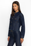 LADIES ARMOUR DENIM JACKET - SASSON