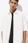 MEN'S TEXTURED JACQUARD SHIRT - PULL.B