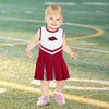 GIRL'S TEAM CHEER JUMPER DRESS - LITTLE.KIDS -(6M-2Y)