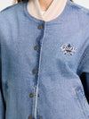 WOMEN VERSITY DENIM JACKET - GSS