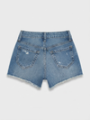 GIRL'S RIPPED DENIM SHORTS -GP -(5-16YEARS)