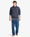 MEN B-GRADE EMB LOGO HOOD - BLB