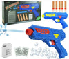 Blow Soft Bullet Gun, Crystal Balls And Soft Dart Blowing Gun Toy