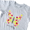 GIRL'S FLOWER BUTTERFLY TEE | ULTIMATE-(5Y-6Y)