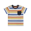 BOY'S MULTI STRIPE TEE | L.E-(2Y-7Y)