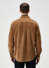 MEN REGULAR FIT CORDUROY SHIRT - ONLY.S