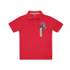 BOY'S NO# 7 POLO | CRB-(8Y-16Y)